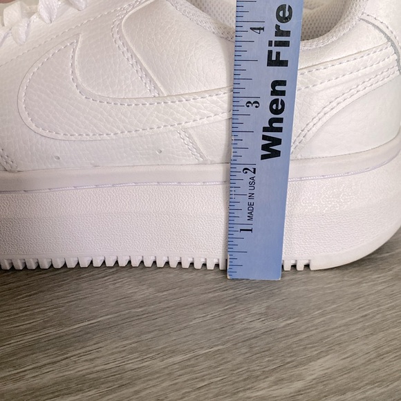 Nike Court Vision Alta Women’s shoe size 12 Solid White - Picture 7 of 7